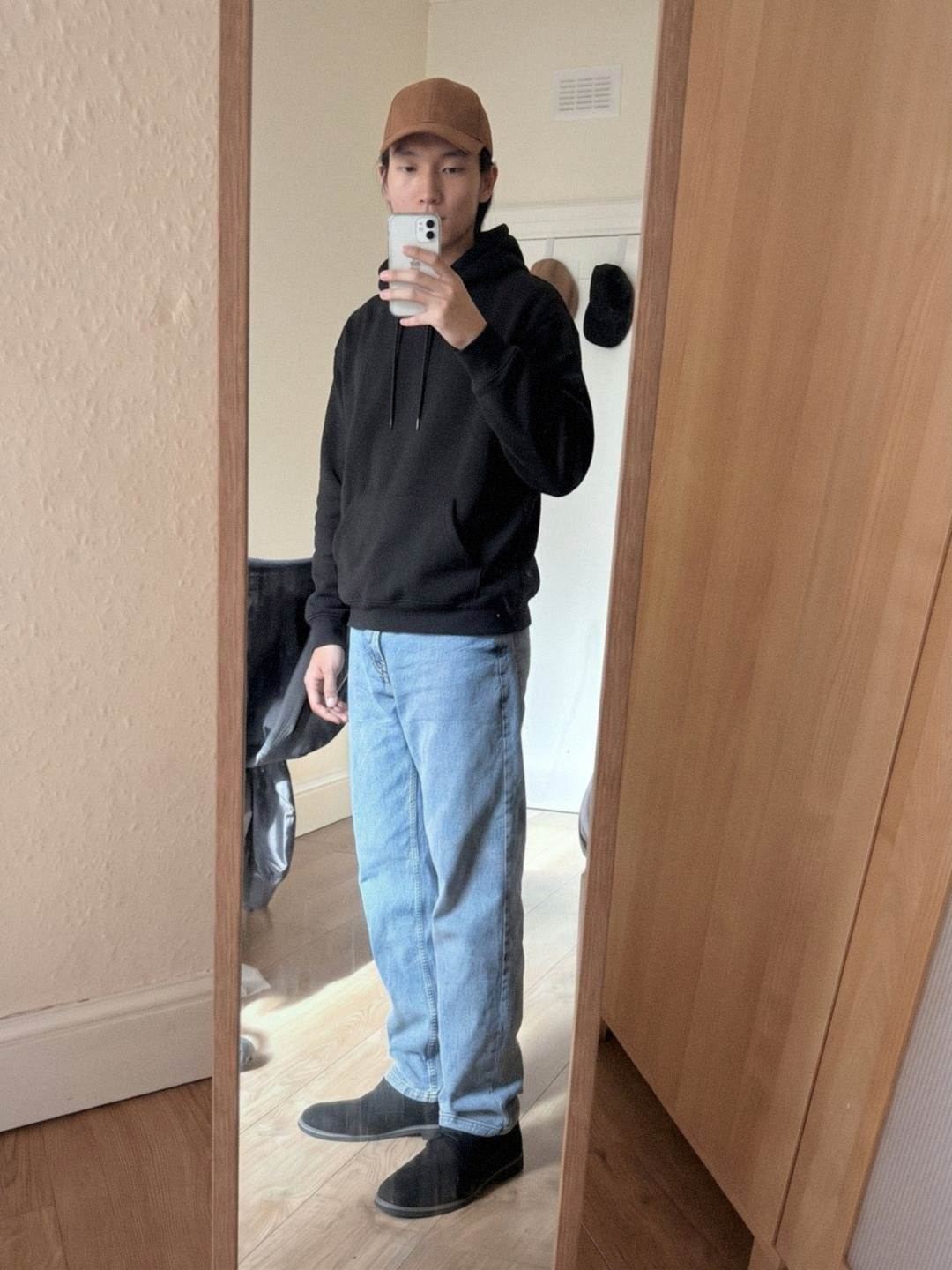 Fleece lined oversized hoodie