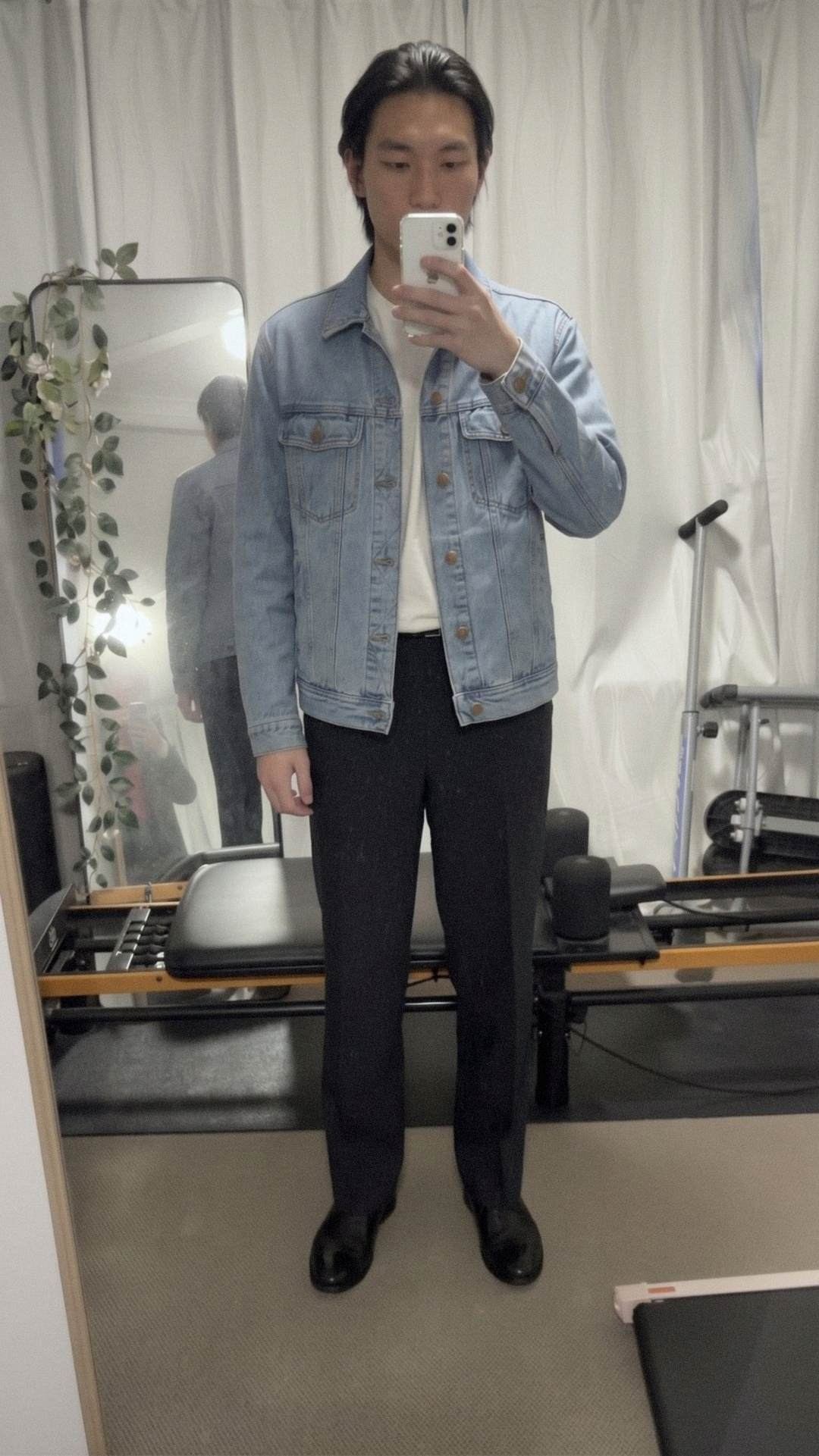 Unlined denim jacket