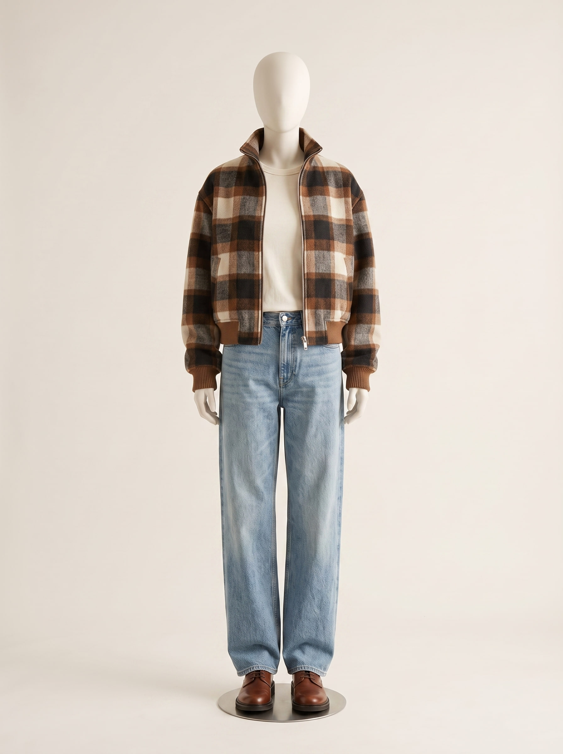 Bracken, a custom brushed wool jacket by Kroja, made to order