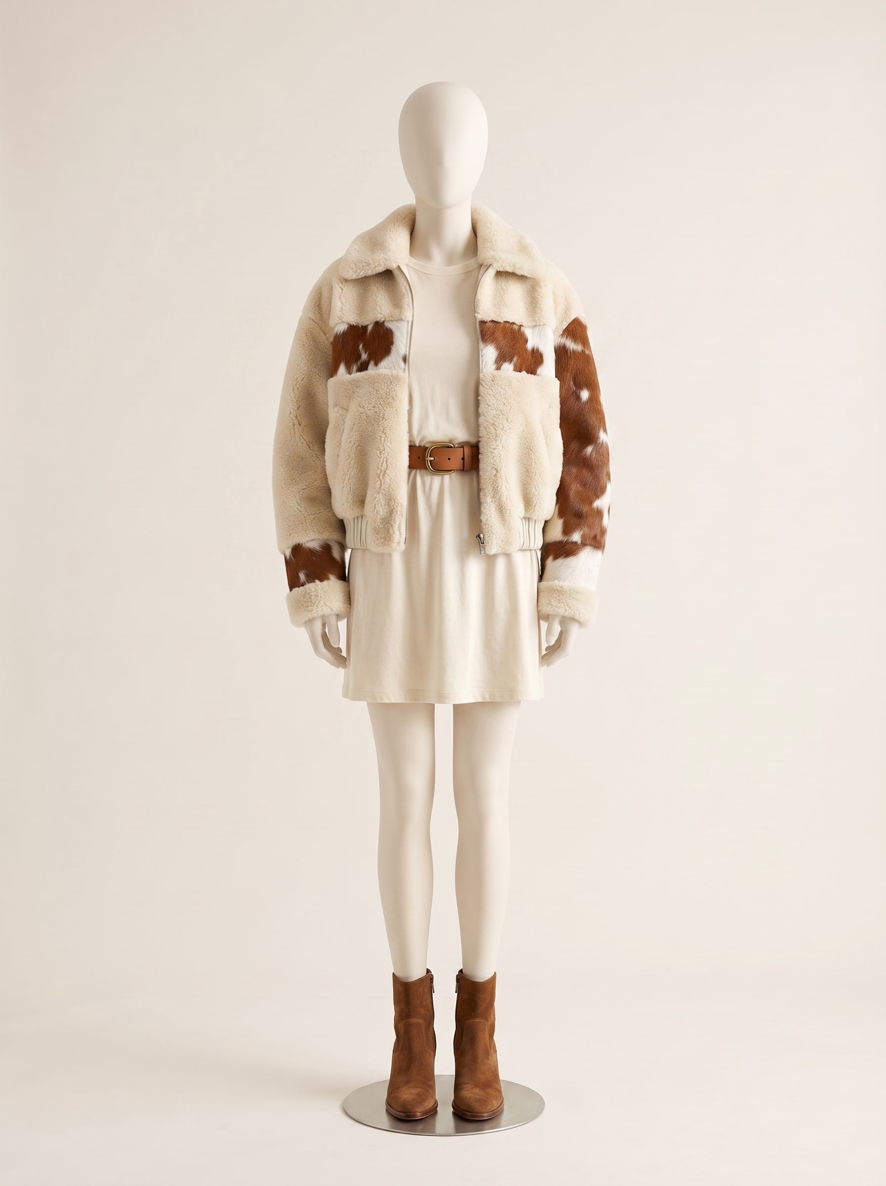 Quarry, a custom shearling jacket by Kroja, made to order