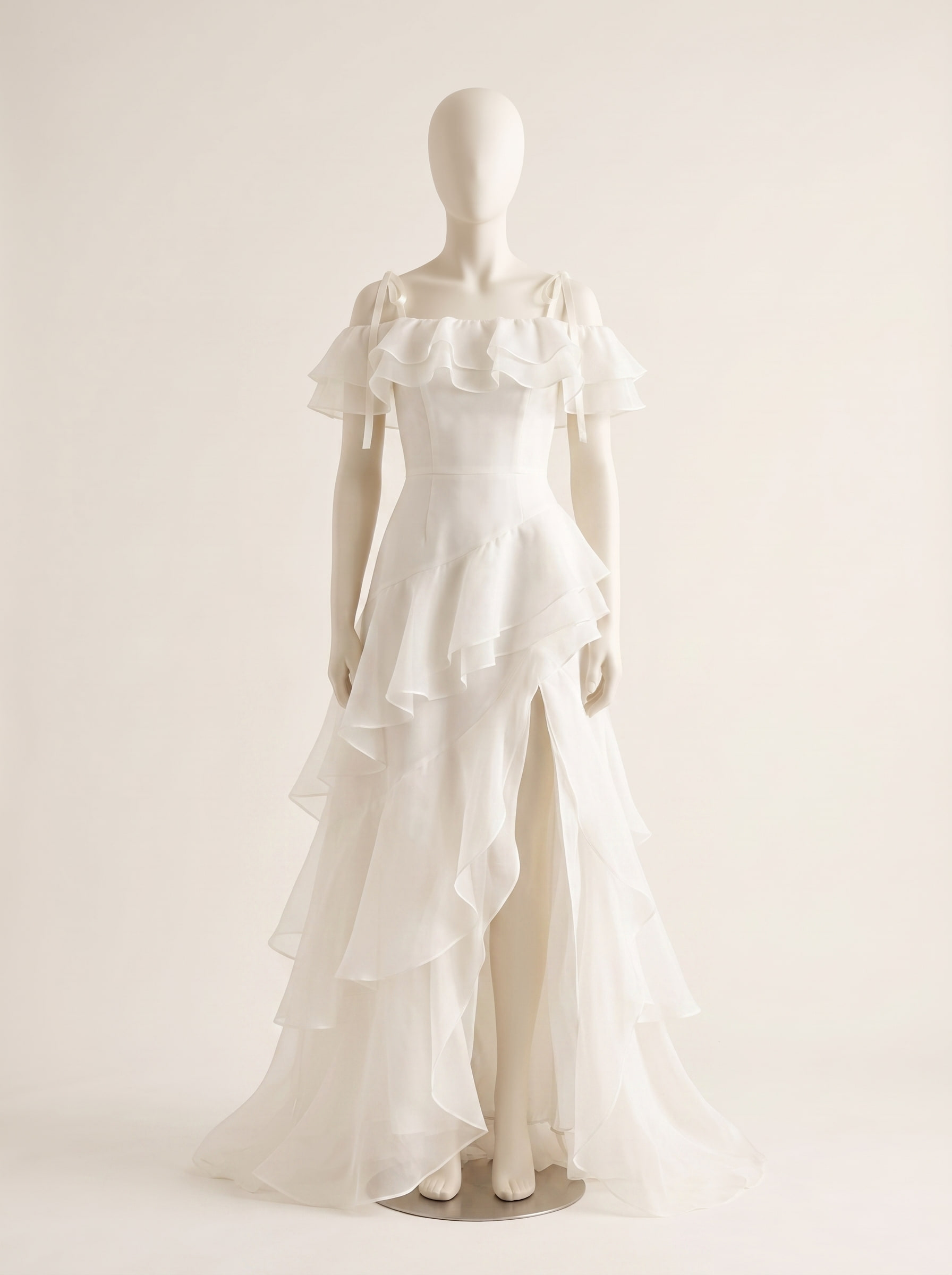 Vespers, a custom silk organza dress by Kroja, cut by hand to order